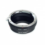 Cumpara ieftin Adaptor montura K&amp;F Concept EOS-NEX de la Canon EOS la Sony E-Mount (NEX) KF06.069