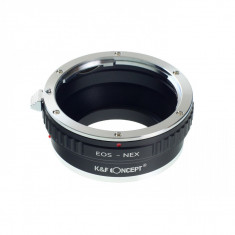 Adaptor montura K&F Concept EOS-NEX de la Canon EOS la Sony E-Mount (NEX) KF06.069