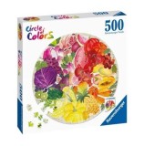 Cumpara ieftin Puzzle Ravensburger cerc - Fructe si legume, 500 piese