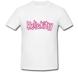 Tricou &quot; Hello Kitty text &quot;