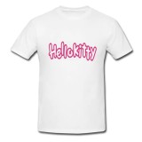 Tricou &quot; Hello Kitty text &quot;