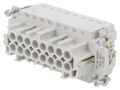 Conector EPIC H-BE 16A Inserturi Mamă foto