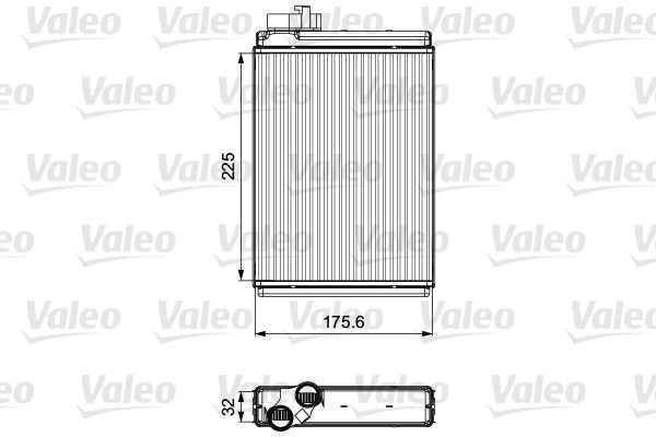VALEO 811507 Schimbator caldura, incalzire habitaclu