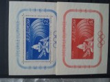 1960-J.O.Roma colite-dant.+nedant.- L.P.495+496-2 seturi-MNH
