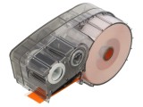 Bandă de etichetare BRADY M21-500-595-OR portocalie 12,7mm x 6,4m cu caractere negre