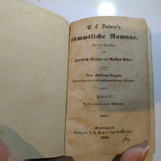 Carte veche 1848. Vulwer. Friedrich Rotter și Gustav Pfizer