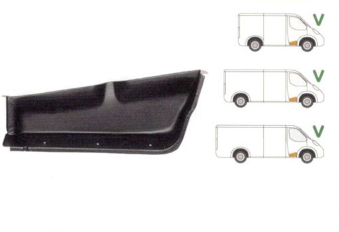 Treapta usa Mercedes Sprinter 208-416 01.1995-2006, VW LT 1996-12.2005, partea Fata Dreapta,