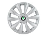 Cumpara ieftin Set 4 capace roti Delta cromat R14 pentru gama auto Skoda