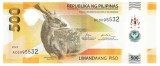 Filipine 500 Piso 2024-25 P-240 Polimer UNC