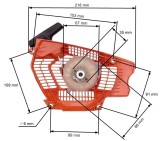 Demaror drujba Husqvarna 555, 560XP, 562XP