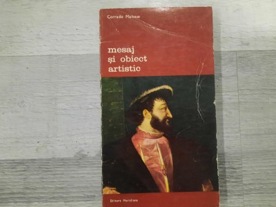 Mesaj si obiect artistic de Corrado Maltese foto