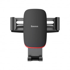 Baseus Metal Age Metal Age Gravity Car Mount suport auto gravitațional metalic pentru slot CD negru