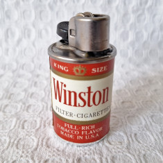 Bricheta vintage Winston, bricheta veche de colectie cu gaz ( nefunctionala )