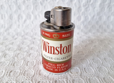 Bricheta vintage Winston, bricheta veche de colectie cu gaz ( nefunctionala ) foto