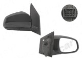 Oglinda exterioara Opel Karl, 2015-; Chevrolet Spark, 2015-, Dreapta, reglare electrica; grunduit; incalzita; geam convex; cromat; 5 pini, View Max