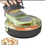 Cumpara ieftin Taietor de legume multifunctional, 9 in 1, toaca legume si fructe, model JD-2441, Oem