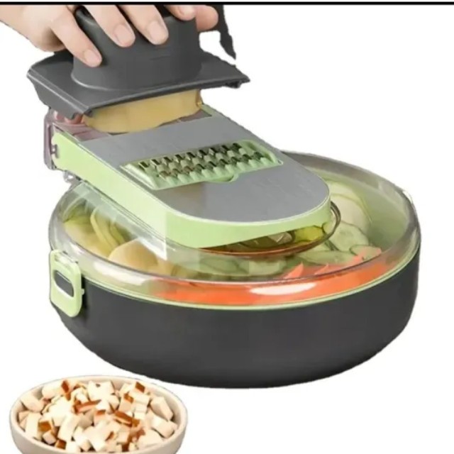 Taietor de legume multifunctional, 9 in 1, toaca legume si fructe, model JD-2441