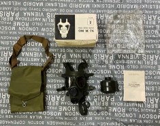 masca gaze contra gazelor om m 74 talia ii nefolosita neruginita stare impecabila cutia originala