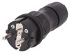 Conector de Alimentare AC Tată 2P PE 250VAC 16A pe Cablu