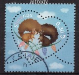 SLOVENIA 2010, Timbre de felicitare, Fauna, stampilat, uzat