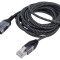 Cablu Goobay USB 3.1 RJ45 - USB C, 3m U/FTP, nichelat