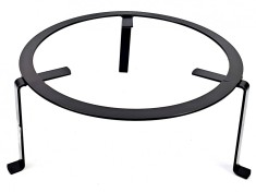 Suport rotund din fier forjat, 50 cm, 3 picioare, negru, Garcima, GRC51005