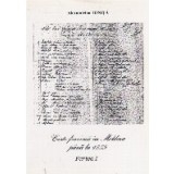 Carte franceza in Moldova pana la 1859, Partea I