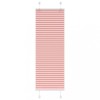 VidaXL Jaluză plisată roz 50x150 cm Lățime țesătură 49,4cm poliester