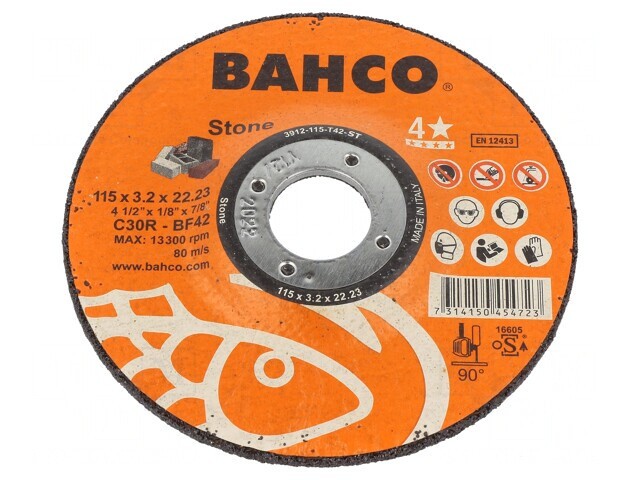 Disc de tăiere beton 115mm 3,2mm