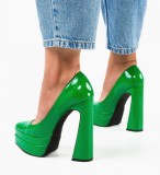 Cumpara ieftin Pantofi dama Dyscarpe Verzi