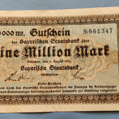 Germania - 1 Million Mark / 1 000 000 mărci (1923) Munchen