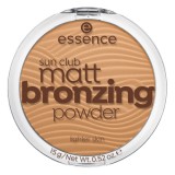 Pudra bronzanta mata Sun Club Matt Bronzing 01 - Natural, 15g, Essence