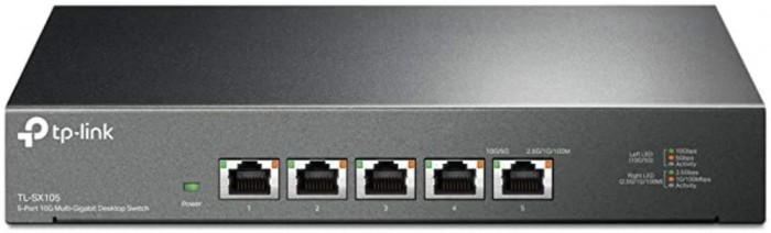 &quot;5-Port 10G Multi-Gigabit Desktop Switch PORT: 5&times; 10G RJ45 Ports