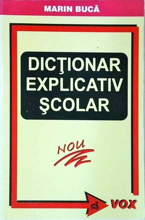 Marin Buca - Dictionar explicativ scolar