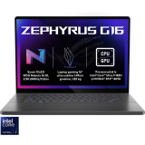 Laptop Gaming ASUS ROG Zephyrus G16 GU605MI cu procesor Intel&reg; Core&trade; Ultra 7 155H pana la 4.8 GHz, 16, QHD+, OLED, 240Hz, 32GB DDR5, 1TB SSD, NVIDIA&reg;