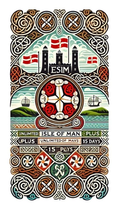 eSIM Isle of Man, Unlimited Plus, 15 Days