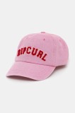Rip Curl șapcă de baseball din denim culoarea roz, cu imprimeu, 063WHE