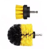 Set 2 Perii pentru Mocheta &amp; Uz Casnic / Profesional - MyStyle&reg; - Detailing Carpet Brush cu Adaptor Bormasina