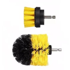 Set 2 Perii pentru Mocheta &amp; Uz Casnic / Profesional - MyStyle&reg; - Detailing Carpet Brush cu Adaptor Bormasina