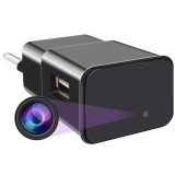 Cumpara ieftin Incarcator USB cu Camera Spion iUni IP1000, Vizualizare 4K, Wi-Fi, Audio-Video, P2P