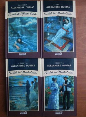 CONTELE DE MONTE CRISTO-ALEXANDRE DUMAS (4 VOL) EDITIE CARTONATA foto