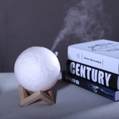 Lampa Luna cu difuzor aromateraptie, Umidificator , in 3 culori foto