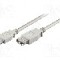 Cablu USB A mufa, USB A soclu, USB 2.0, lungime 1.8m, gri, Goobay - 50960