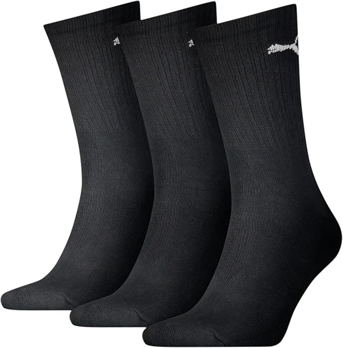 Set 3 Perechi Sosete Puma Crew, Negru, 43-46 - OUTLET