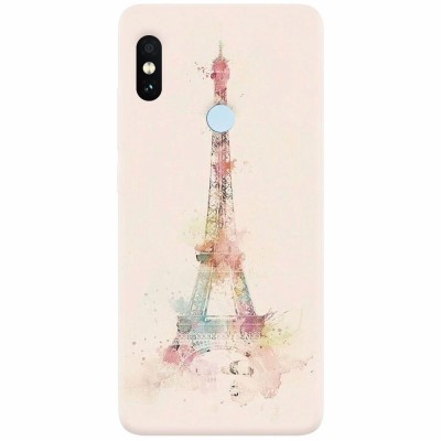 Husa silicon pentru Xiaomi Mi A2 Lite, Eiffel Tower 001 foto