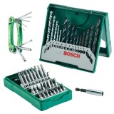 Bosch 2607017333 - Set accesorii insurubare si burghie mixte 41 bucati