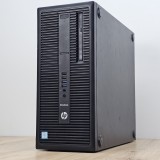 Unitate PC Second Hand, HP ELITEDESK 800 G2 TOWER, Procesor I7 6700, Memorie RAM 8 GB, SSD 128 GB NOU, DVD/RW