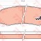 Set placute frana,frana disc LEXUS RX (MCU15) (2000 - 2003) TRW GDB1182