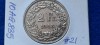 ELVETIA 2 FRANCS 1948 XF argint, Europa