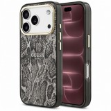 Husa MagSafe pentru Apple iPhone 18 Pro Max / 17 Pro Max, Guess, Python Pattern, Neagra